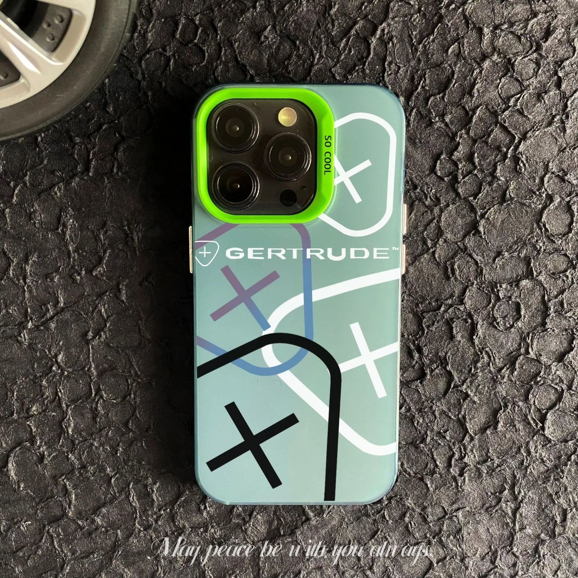 Coques Gertrude Verte iPhone 16 15 14 13 12 11 mini Pro Max X XR XSMAX 8 7