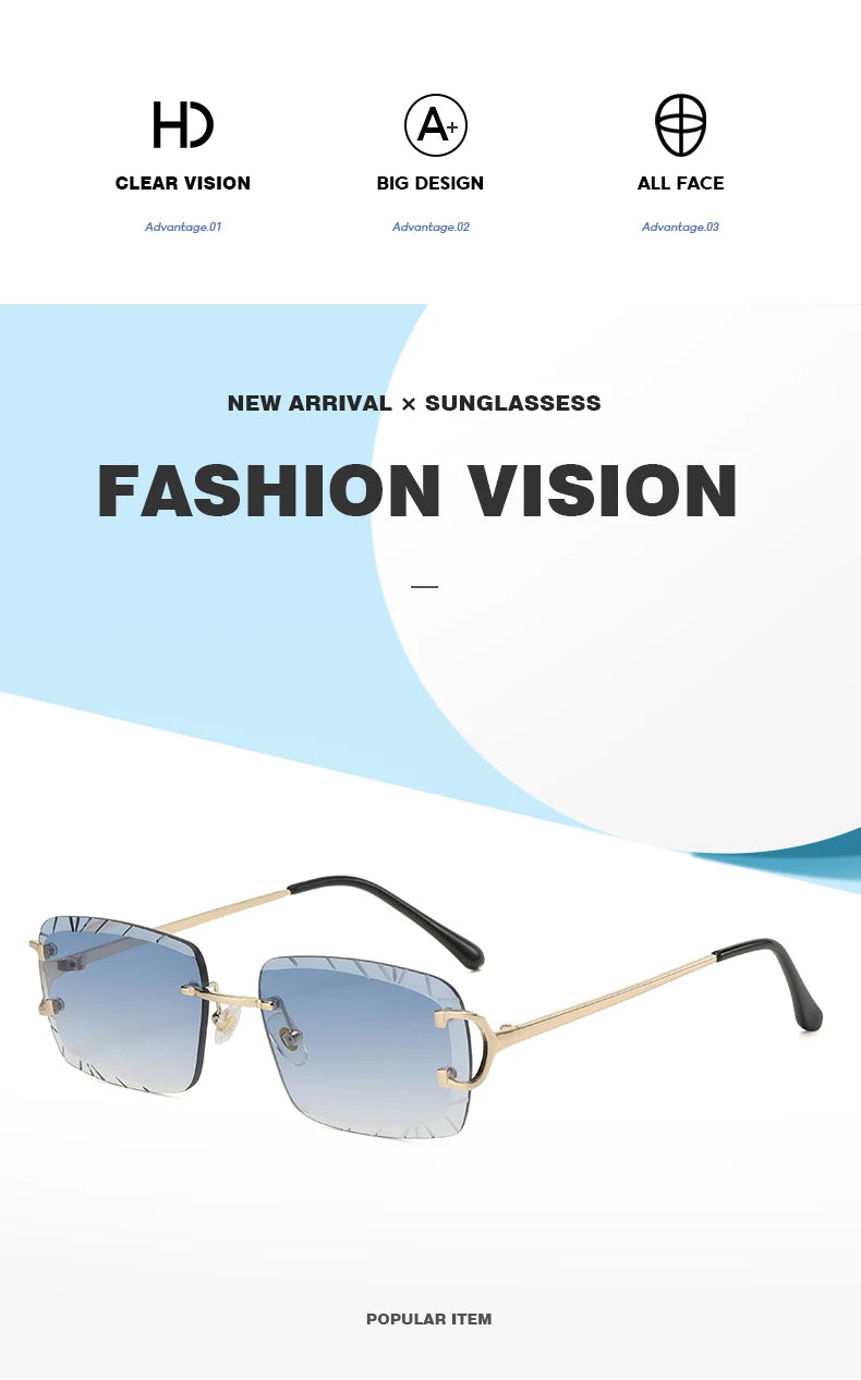 Lunettes sans monture