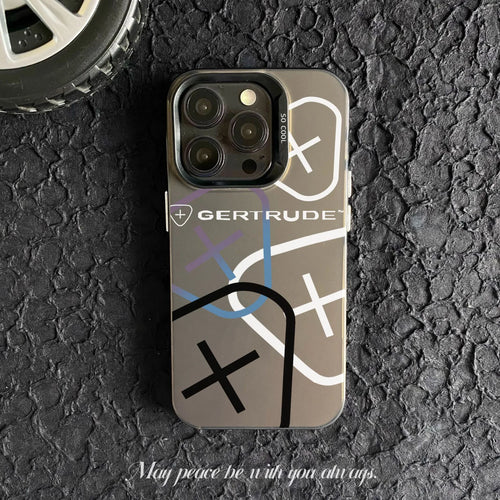 Coques Gertrude Noir iPhone 16 15 14 13 12 11 mini Pro Max X XR XSMAX 8 7